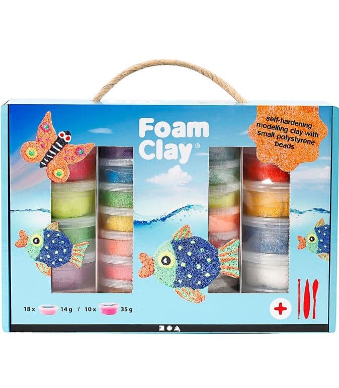 Foam Clay - Presentask Mixade Färger