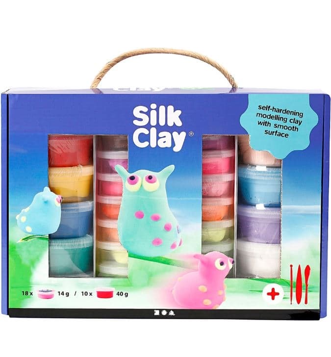 Silk Clay - Presentask Mixade Färger