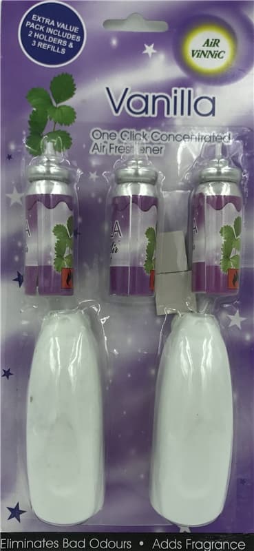 Doftspray, Air Freshner, Pure Air, 2-Pack, 3x Refill, Lavender