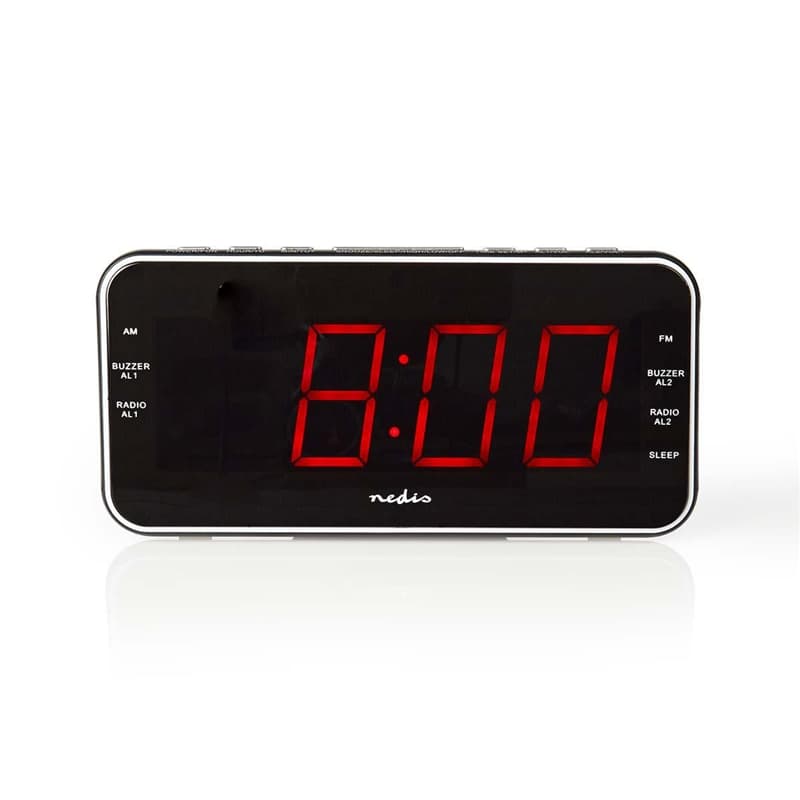 Alarm Klockradio LED Svart