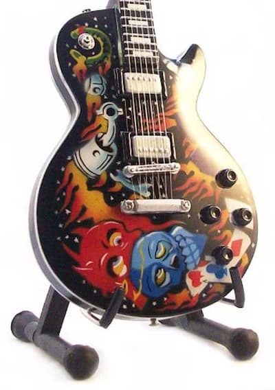 Minigitarr: Metallica - James Hetfield - Gibson Les Paul Kulture Graphics