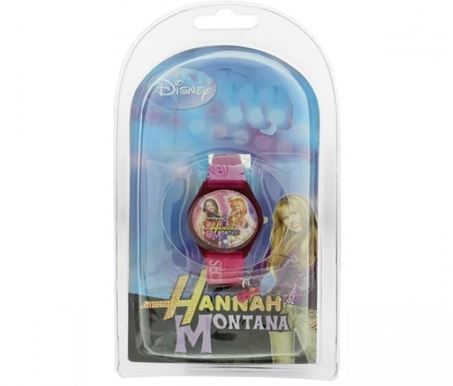 Disney - Hanna Montana Barn Analog Klocka - barnklocka