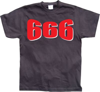 666 Black XXX-Large