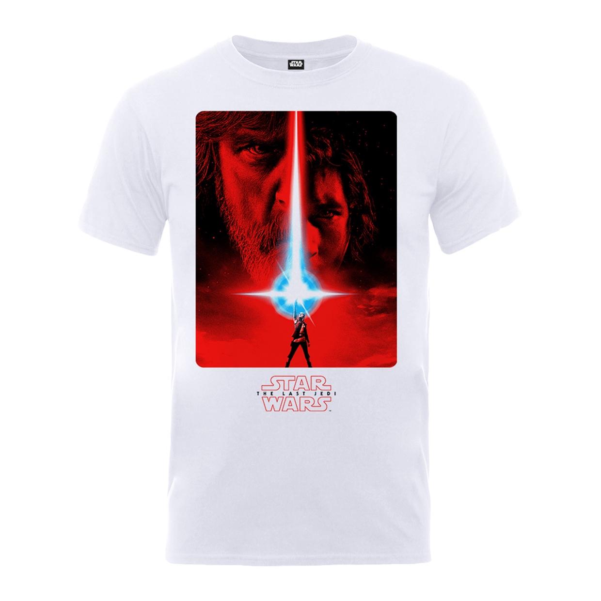 STAR WARS THE LAST JEDI - T-SHIRT, POSTER (WHITE)