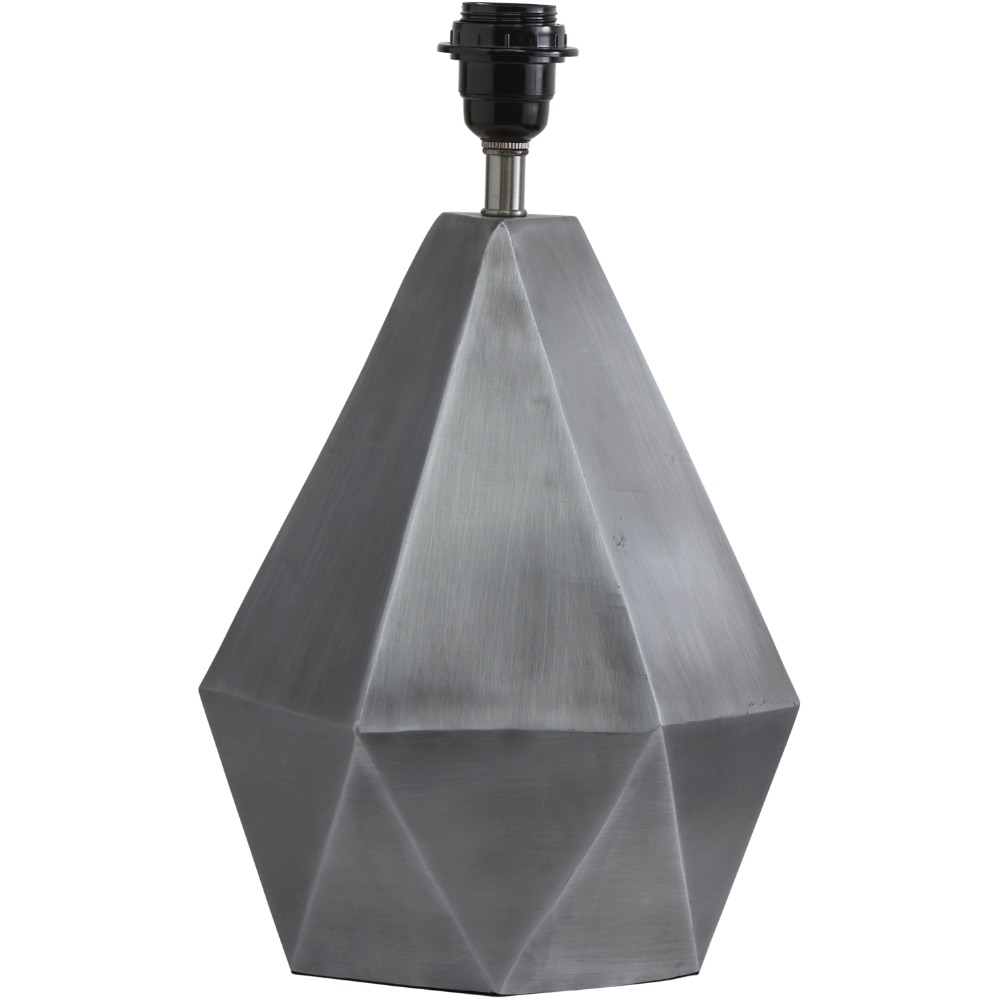 PR Home Trinity Lampfot Matt Silver 39cm