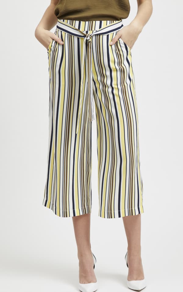 Vila - Vimavia Cropped Pant Offwhite 38