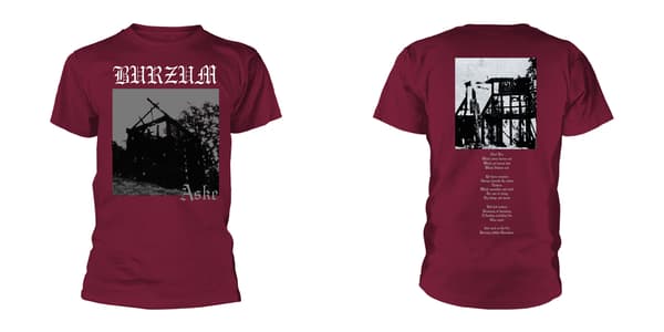 BURZUM - T-SHIRT, ASKE (MAROON) S