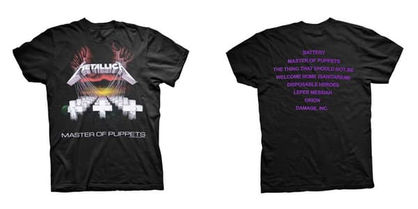 METALLICA - T-SHIRT, MASTER OF PUPPETS S