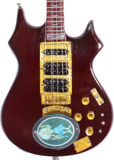 Mini guitar: Grateful Dead - Jerry Garcia - Rosebud