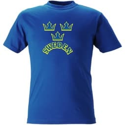T-shirt Sweden med kronor