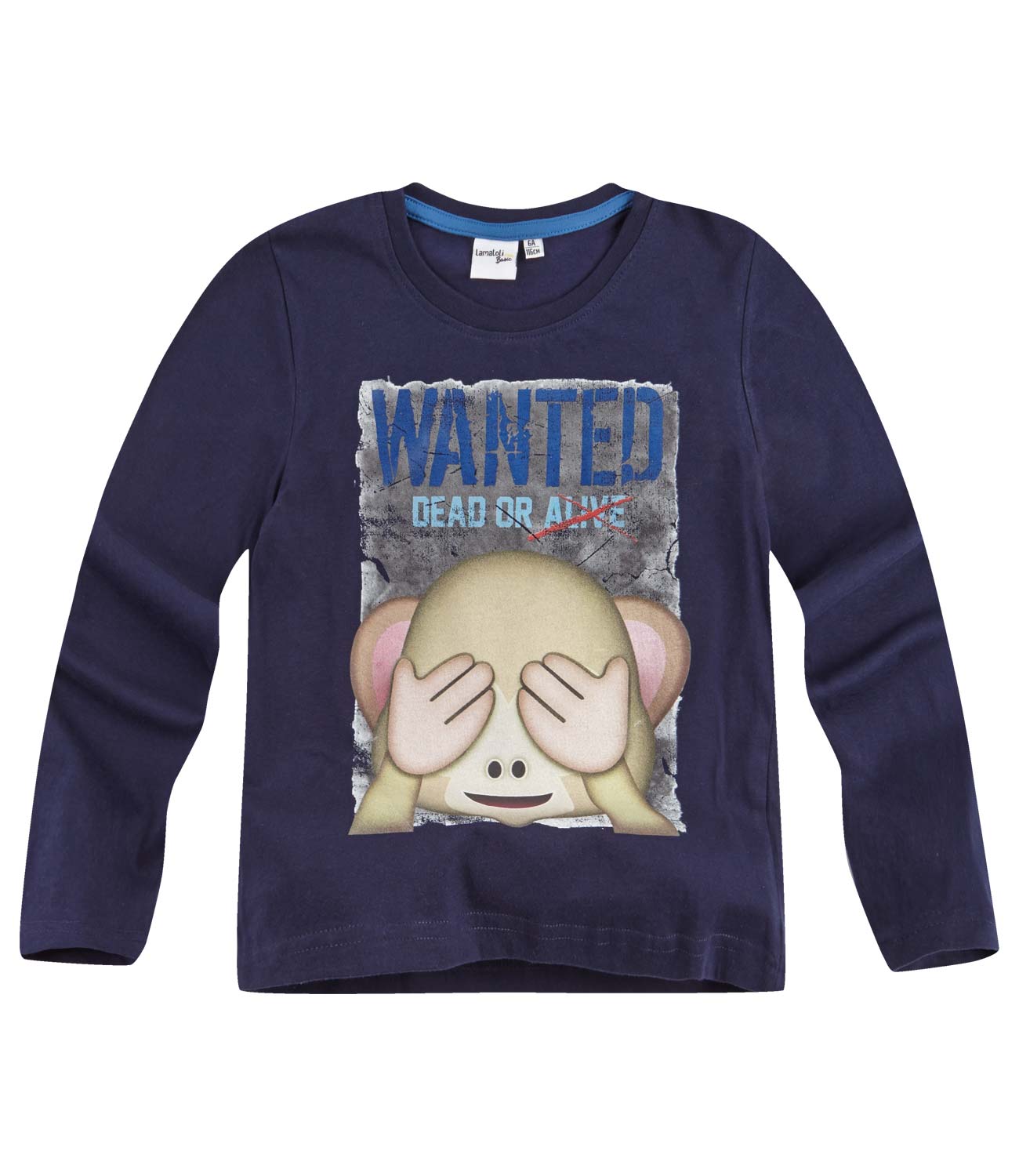 lamaloli langarmad t shirt marinbla - lamaloli fortnite