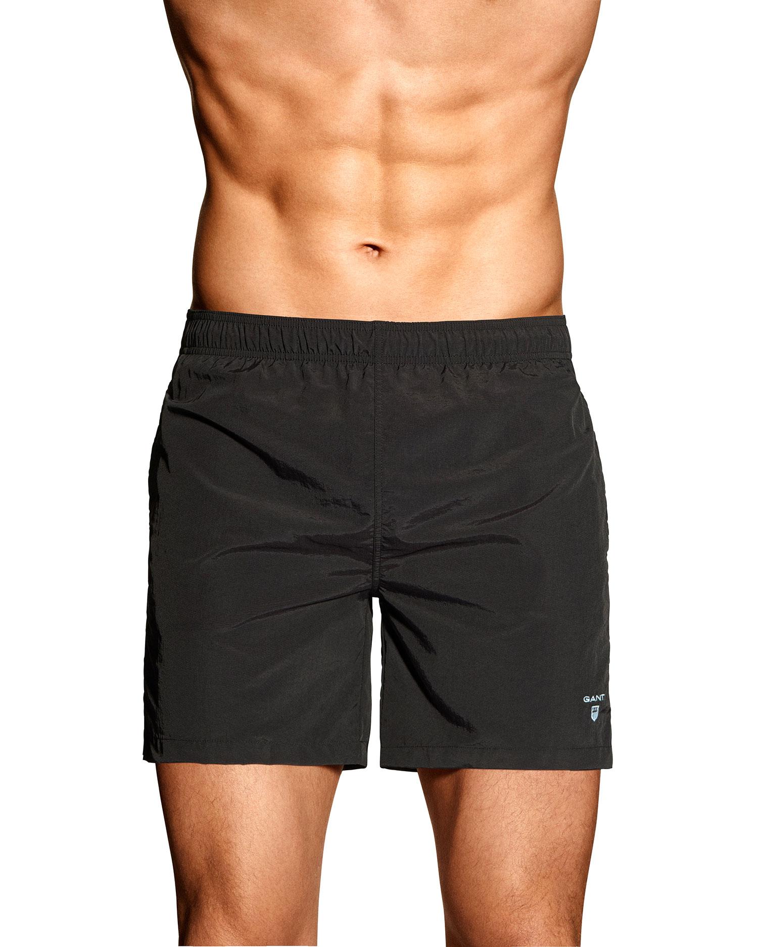 Gant Basic Swim Shorts, Black