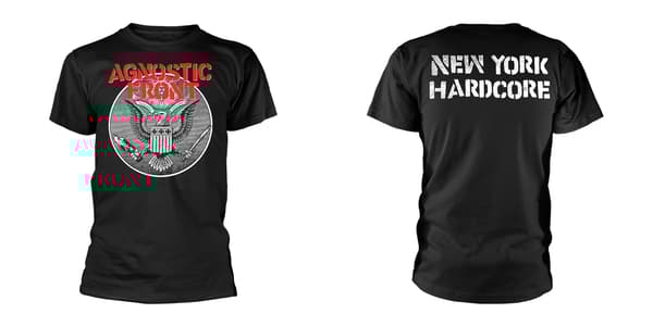 AGNOSTIC FRONT - T-SHIRT, AGAINST ALL EAGLE