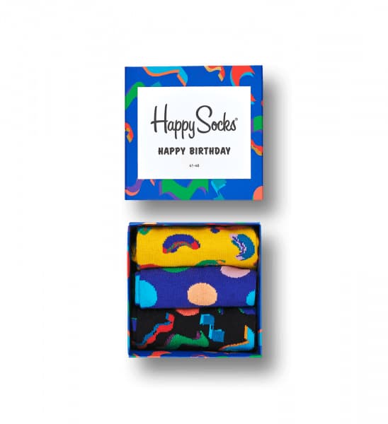 HAPPY SOCKS - HAPPY BIRTHDAY GIFT BOX FOR MEN