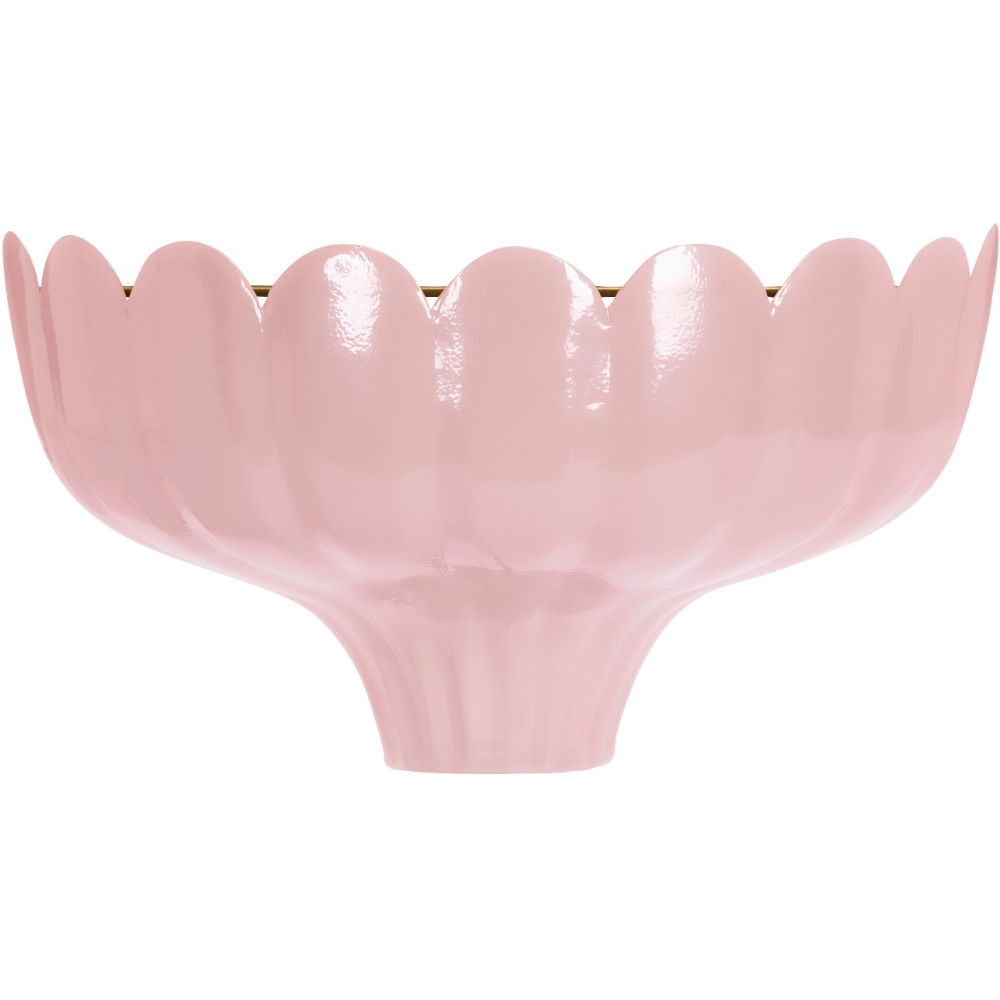 PR Home Wells vägglampa up Rosa/guld 20cm