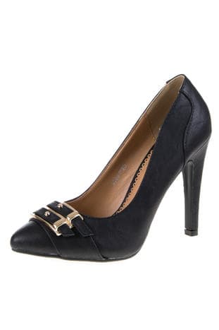 Svart Ros Pumps