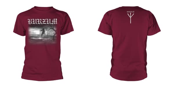 BURZUM - T-SHIRT, ASKE 2013 (MAROON)