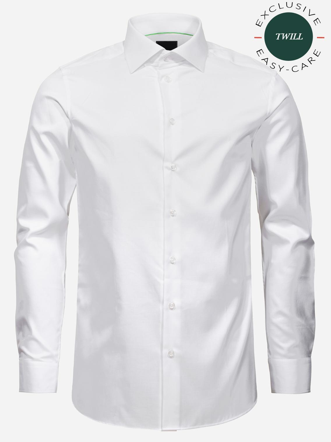 Tailor Concept Scandinavia kauluspaita, Valkoinen, Twill
