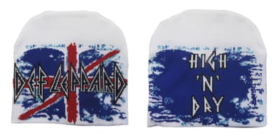 DEF LEPPARD - KNITTED SKI HAT, UNION JACKS