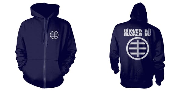 HUSKER DU - ZIP HOOD, CIRCLE LOGO 1