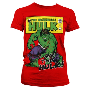 I Am The Hulk Girly T-Shirt Red XX-Large