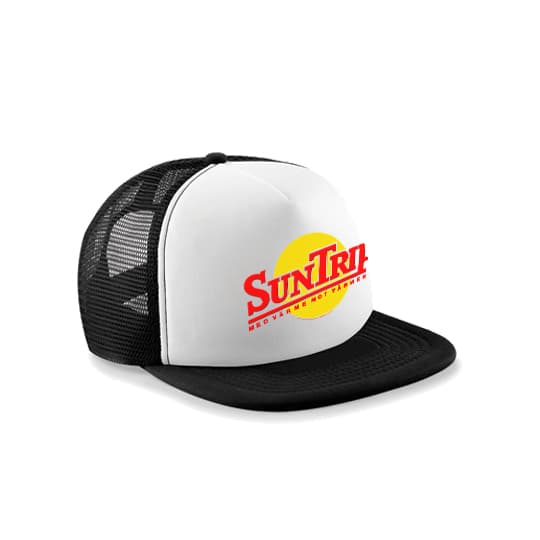 SUNTRIP - TRUCKERKEPS (SVART/VIT)