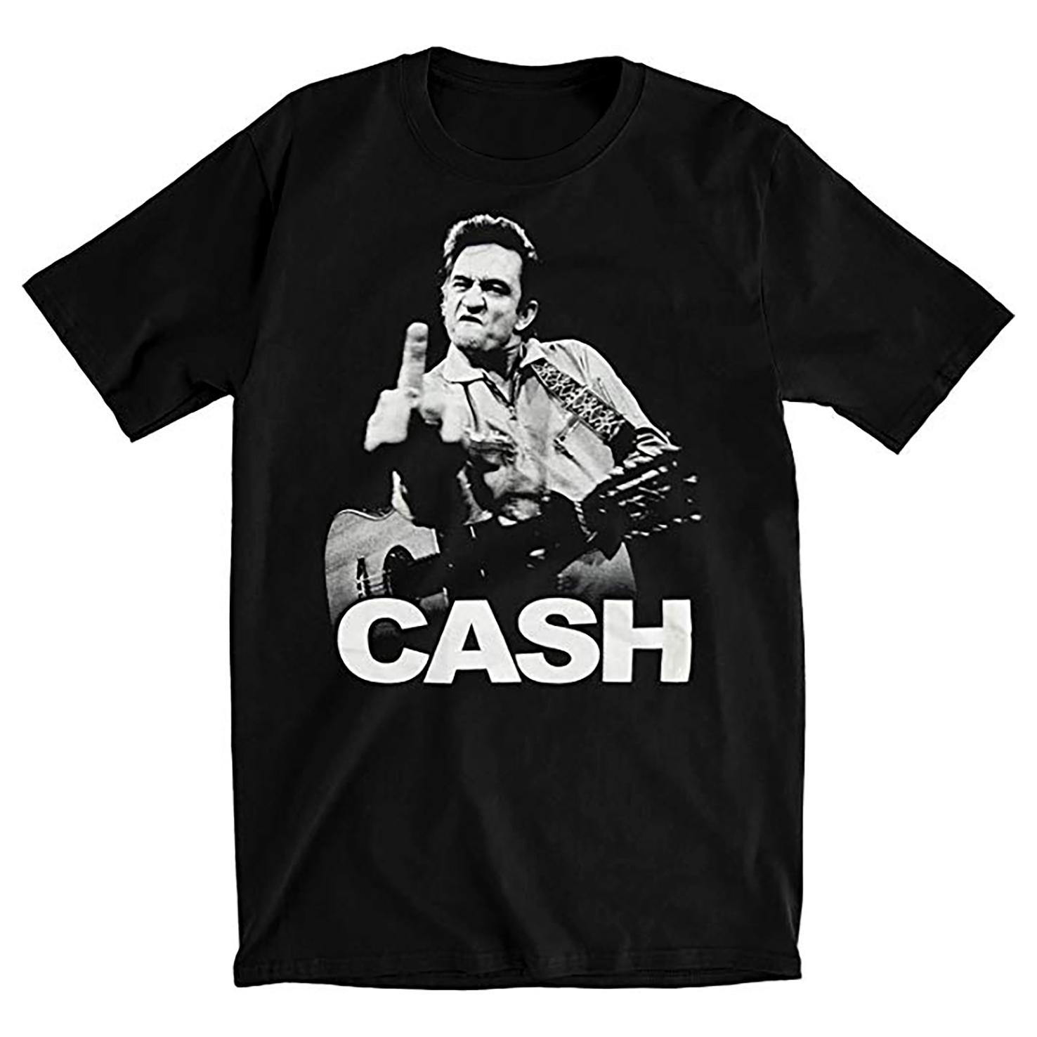 JOHNNY CASH - T-SHIRT, FINGER
