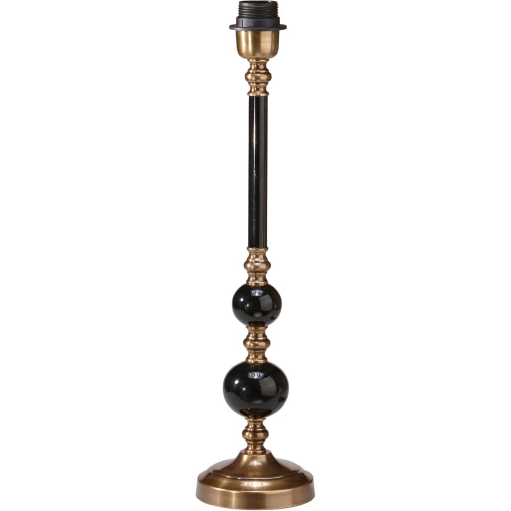 PR Home Abbey Lampfot Svart/Antikmäss 50cm