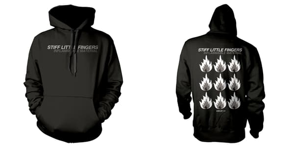STIFF LITTLE FINGERS - HOODIE, INFLAMMABLE MATERIAL XXL