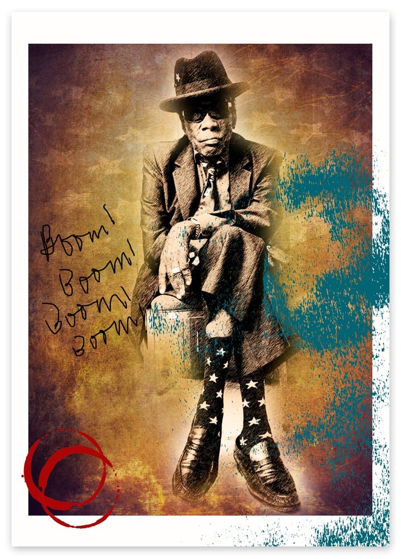 Art print John Lee Hooker