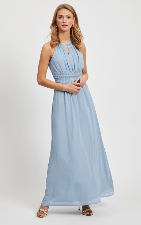Vila - Vimilina Halterneck Maxi Dress