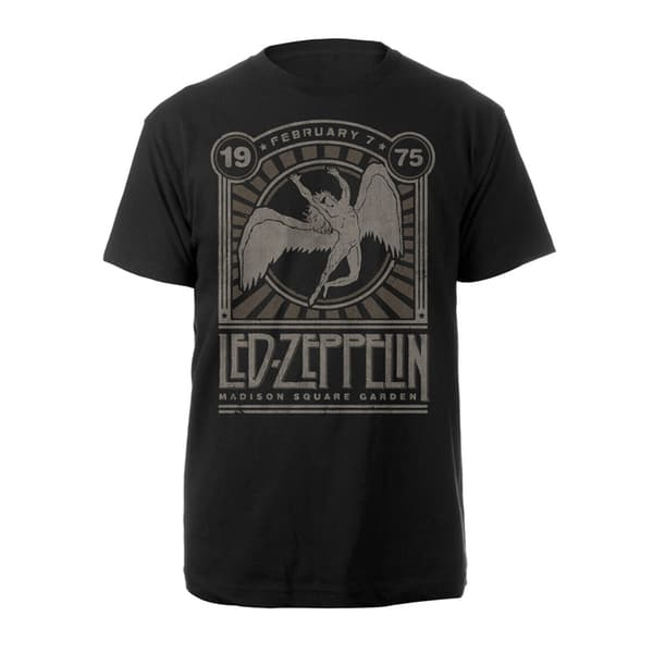 LED ZEPPELIN - T-SHIRT, MADISON SQUARE GARDEN 1975