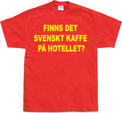 Finns Det Svenskt Kaffe? Red XX-Large