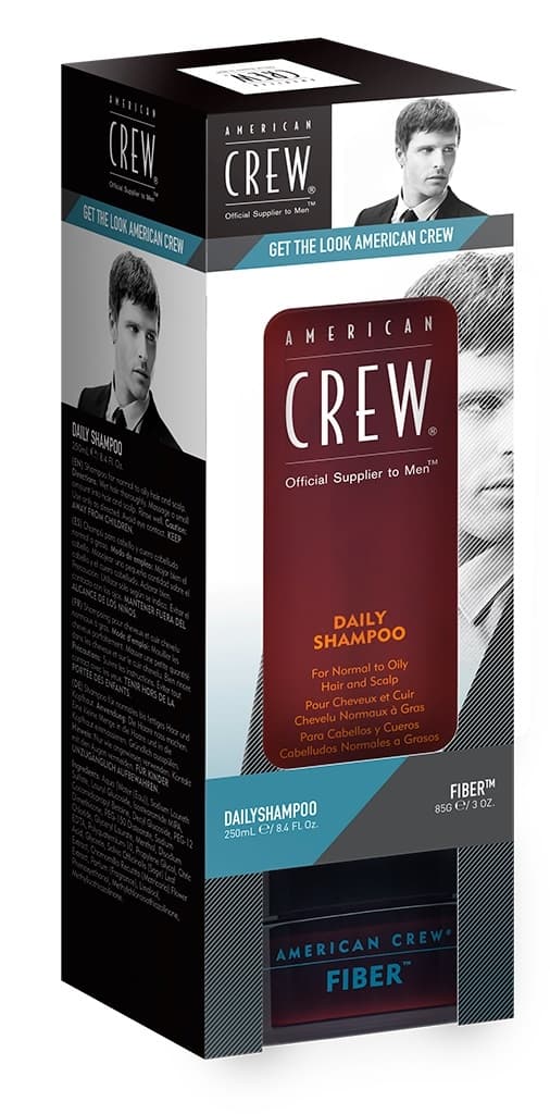 American Crew Daily Shampoo + Fiber Kit