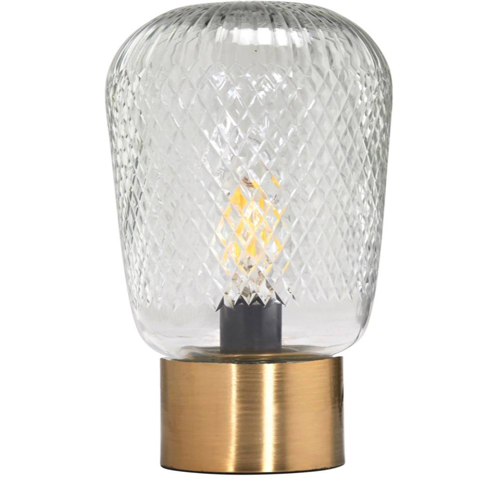PR Home Juliette bordslampa Klar/mässing 21cm