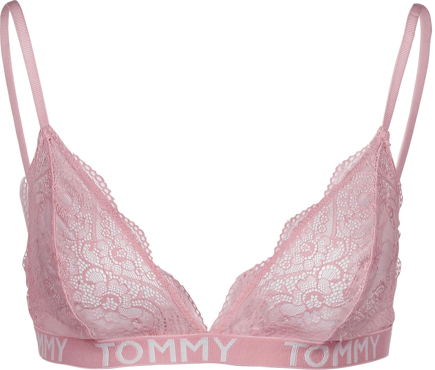 Tommy Hilfiger Lace Triangle Bralette, Pink