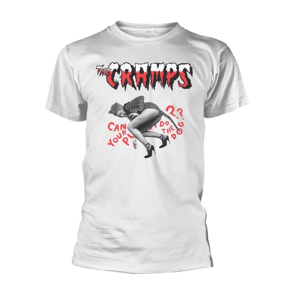 CRAMPS, THE - T-SHIRT, DO THE DOG (WHITE) L