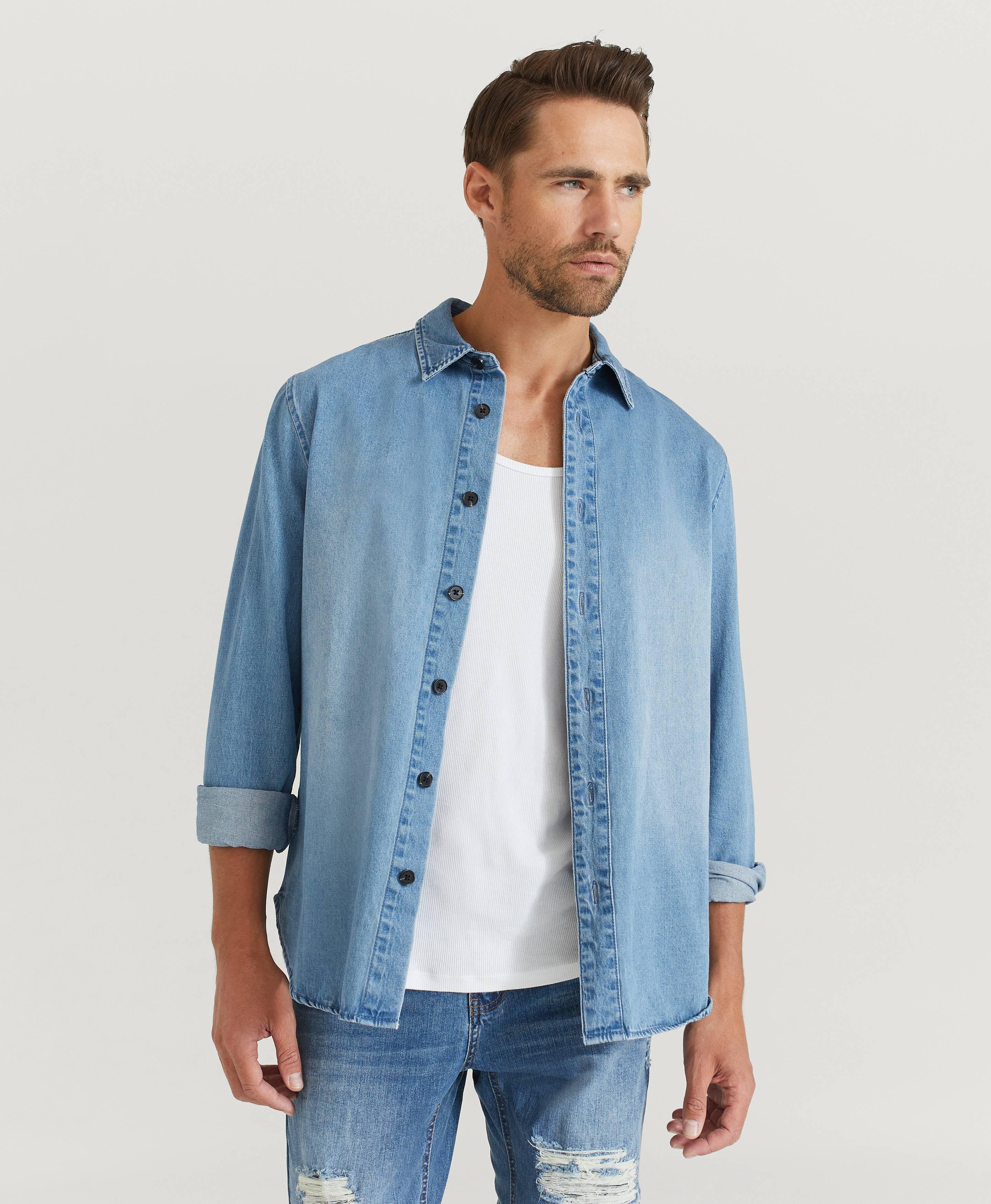 Jeansskjorte Heavy Denim Shirt