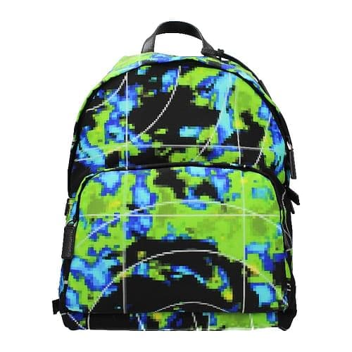 Multicolor Backpack and Bumbag