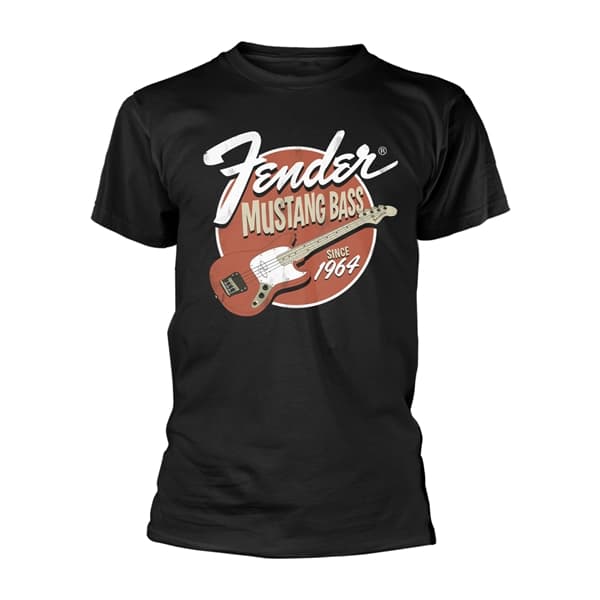FENDER - T-SHIRT, MUSTANG BASS