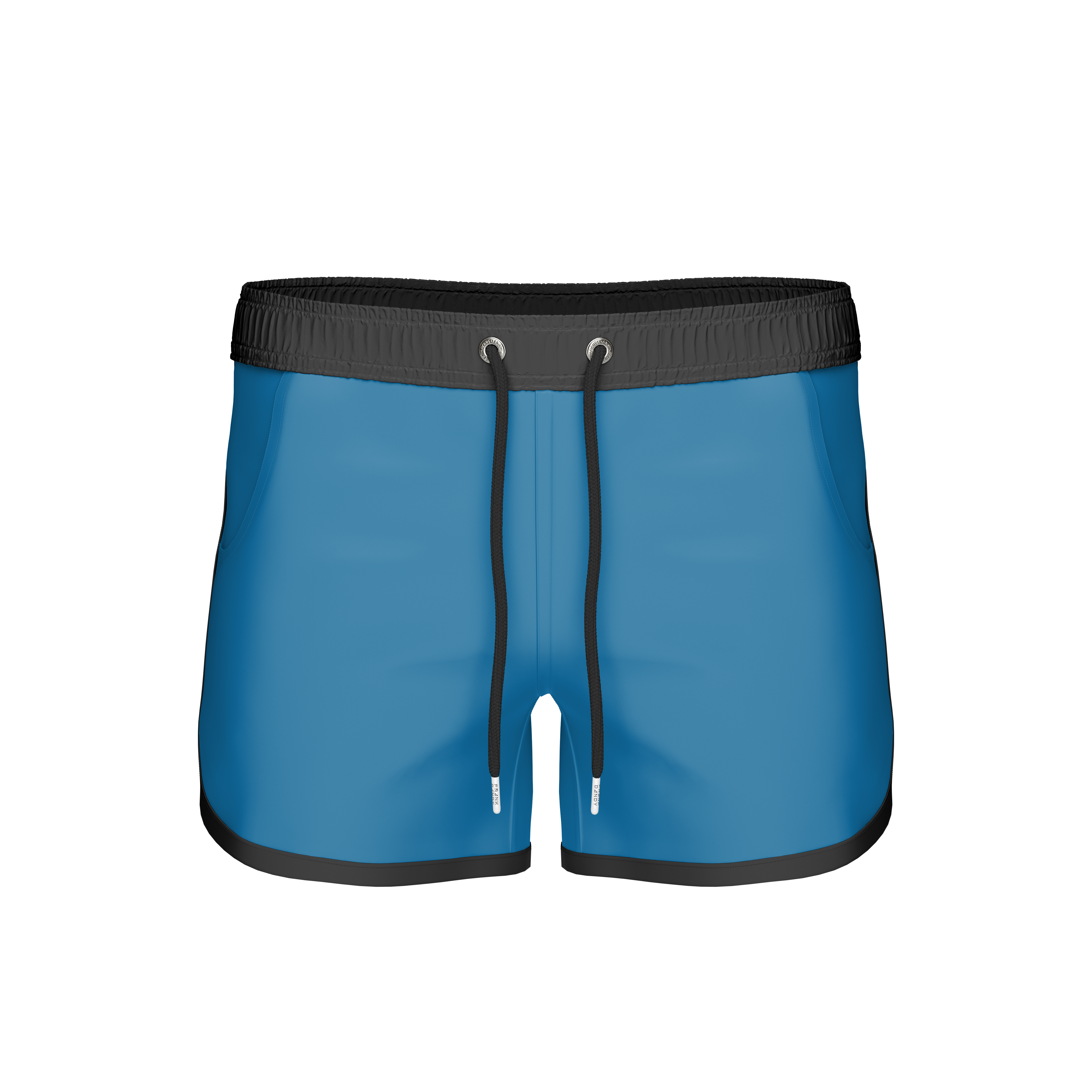 Frank Dandy St Paul - Long Bermuda Shorts, Directoire Blue/Black