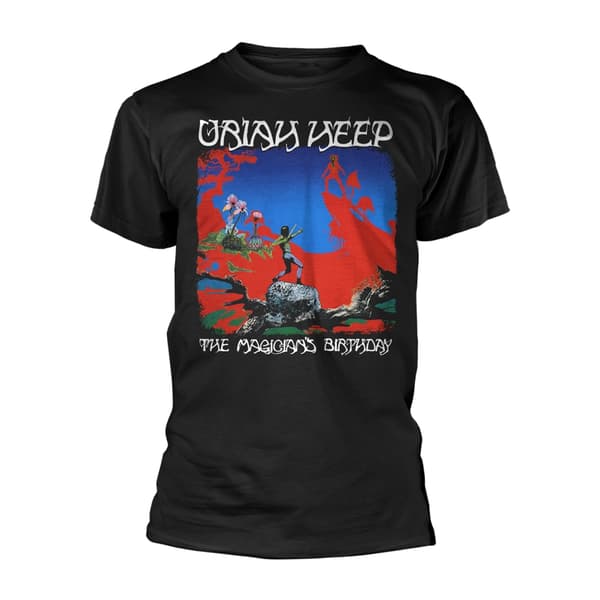URIAH HEEP - T-SHIRT, THE MAGICIANS BIRTHDAY (BLACK)