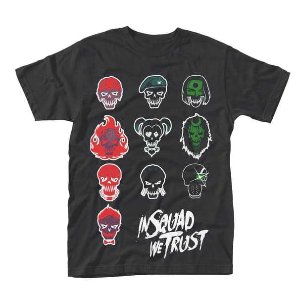 SUICIDE SQUAD - T-SHIRT, IN SQUAD FACES