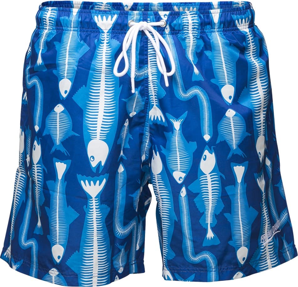 Frank Dandy Fishbone Bermuda Shorts - Dark Navy