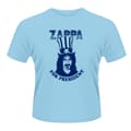 Miniatyrbild 2 av 2: FRANK ZAPPA - T-SHIRT, ZAPPA FOR PRESIDENT (BLUE)