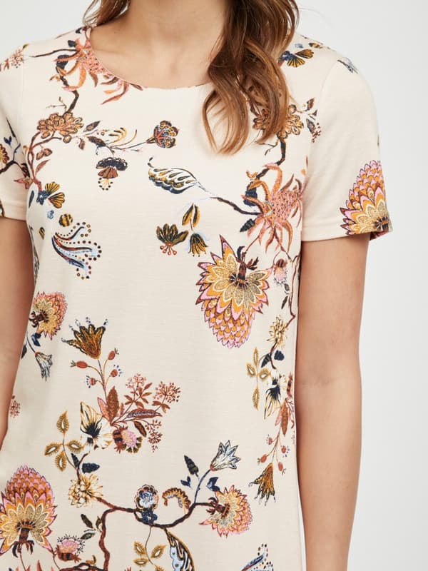 Vila - Vitinny New SS Dress Lux Lunaria Print