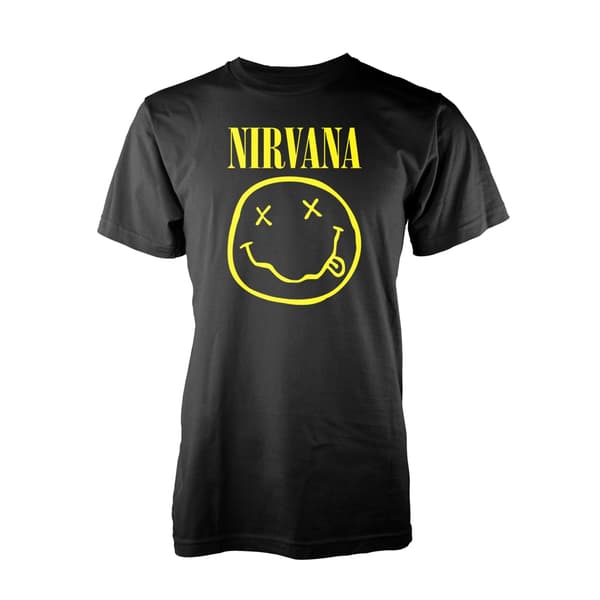 NIRVANA - T-SHIRT, SMILEY LOGO