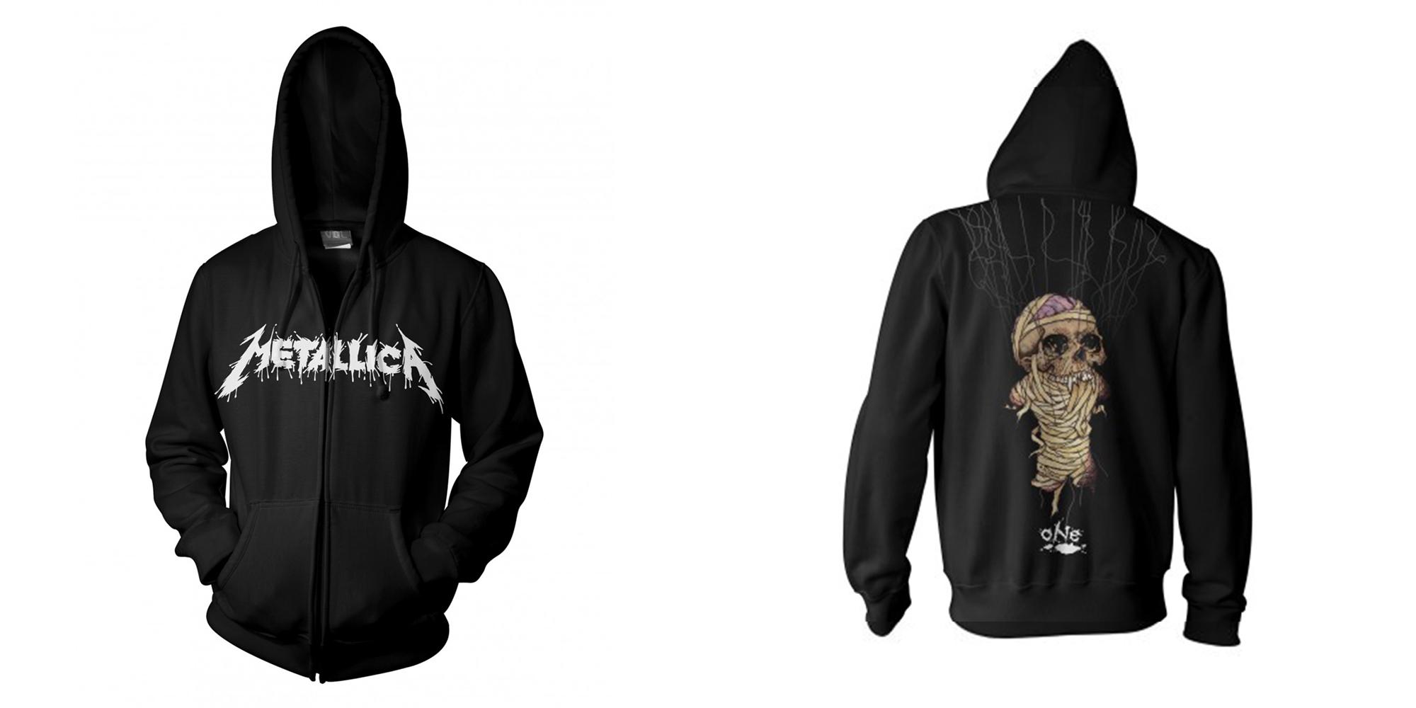METALLICA - ZIP HOOD, ONE