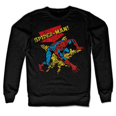 Retro Spider-Man Sweatshirt Black Medium