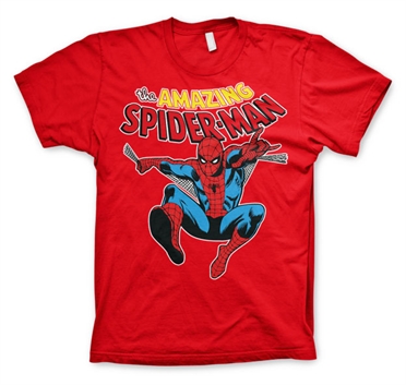 The Amazing Spiderman T-Shirt Red Small